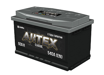 АКБ АКТЕХ АТС 60-З-L CLASSIC п/п