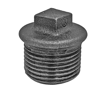 Заглушка чуг Ду20 (3/4") НР Fittex PLUS