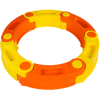 Песочница модульная "AVGDейка" 6 секций (желто-оранжевый)