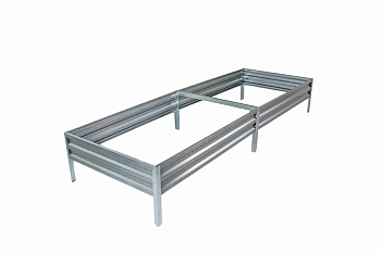 Ограждения (1м) для грядок в теплицу 2,5(3)*4 на 2 грядки к-т (1,0*3,93-2)