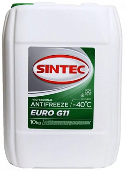 Антифриз SINTEC Euro G11 10кг зеленый