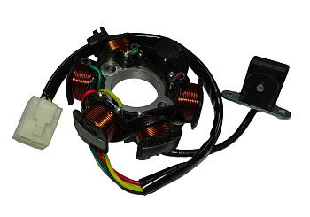 Зажигание АЛЬФА Horse голое (6 катушек, 5 проводов, плоск. колодка 4 конт.)