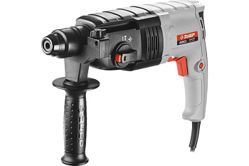 Перфоратор ЗУБР SDS-plus, реверс, горизонтальный, 2,3Дж, 0-870об/мин, 0-4850уд/мин, 650Вт