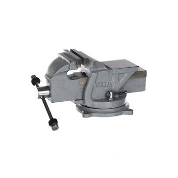 Тиски слесарные поворотные КОБАЛЬТ стальные, ширина губок 75мм, захват 75мм, 5.5кг, наковальня