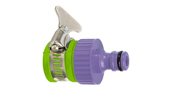 Адаптер пластмассовый, 3/4 с внешним  хомутом PALISAD