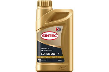 Жидкость тормозная SINTEC Super DOT-4 910г (К22-01)