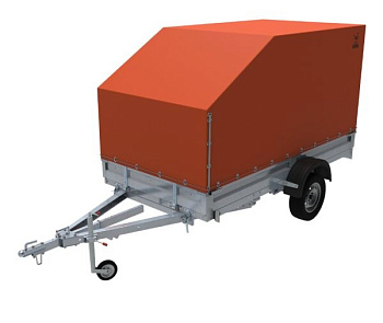 Прицеп Универсал ЕВРО 111300 колеса R16, 5*139,7 + тент с каркасом Off-road опор. кл