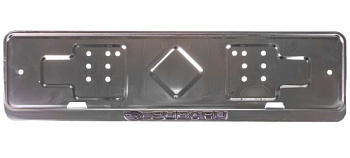 Рамка из нерж.стали с широким полем рельеф SUBARU