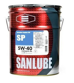 Масло моторное SANLUBE 10W-40 SP 20л синт.