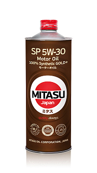 Масло моторное MITASU GOLD Plus SP 5w30 1л синт.