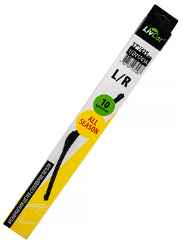 Щетка стеклоочистителя LIVCAR WIPER ALL SEASON (бескаркасная) "17"