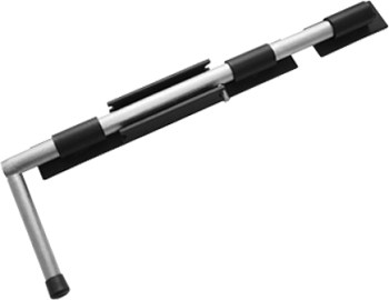 Засов Домарт ДОБРЫНЯ 450мм мод.2 черный