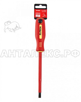 Отвертка диэлектрическая SL8,0x150мм ELITECH 231105