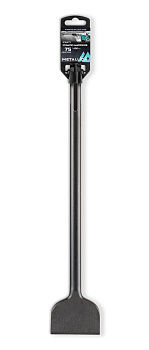 Зубило широкое SDS-max METALLICA Optima 75х400/260 мм, по кирпичу, плитке, асфальту