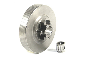 Звездочка ведущ. 3/8"-6T (пилы 37-42cc,Champion 137/142) 237,241 монолит+подшипник