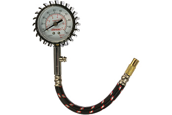 Манометр SKYWAY 7 АТМ с резиновой защитой и шлангом