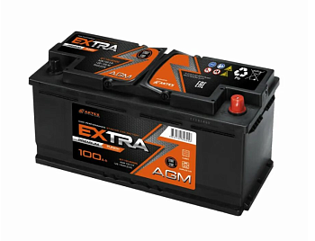 Аккумуляторная батарея EXTRA AKTEX 6СТ-100AGM (R) О/П