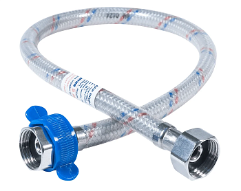 Подводка гибкая  ЦС НЕЙЛОН для воды 1/2"Гх1/2"Г L-60 см