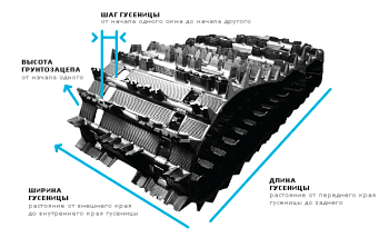 Гусеница композит. БУРАН короткая