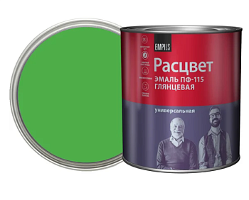 Эмаль "РАСЦВЕТ" ПФ-115  салатовая 2,7 кг