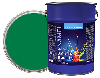 Эмаль Простокрашено ПФ-115 6,0кг зеленая