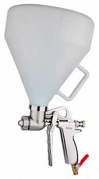 Пистолет текстурный DECOR G5000 (149л/м_3_5бар_верхний бачок_4_5л_3 сопла_4_6_8мм)