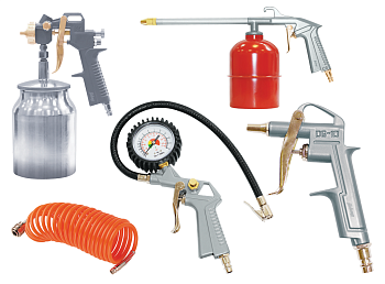 Набор пневмат.инструмента 5пр. fobag KIT5В (к/р с ниж. бачком)