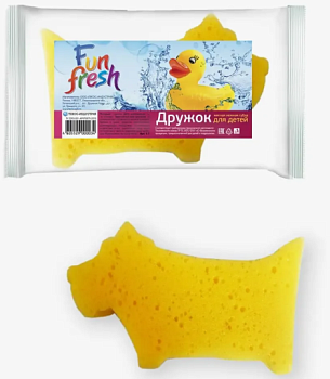 Губка детская Дружок