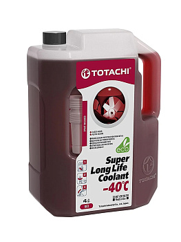 Жидкость охлаждающая TOTACHI Long Life Coolant красный 4л (-40)