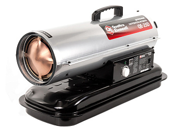 Пушка дизельная QE-25D  прямого нагрева  (25кВт, 400 м.куб/ч, бак 20л, 2,2л/ч, 15,7кг)