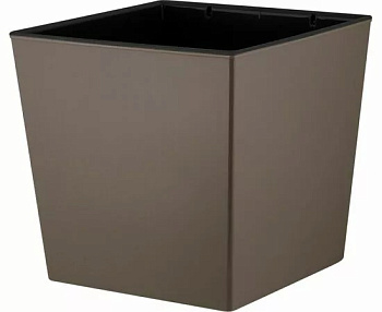 Горшок для цветов InGreen London CUBE 301 х 301 мм, 22 л c дренажной вставкой французский платан
