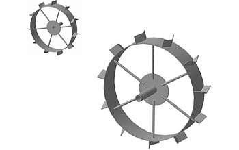 Грунтозацеп МБ Нева, Форза, Ока, Каскад, для окучивания, сплошной обод
