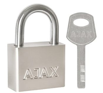 Замок навесной PD-3040 (PD-30-40) 3 fin key /блистер (42575) (AJAX)