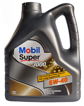Масло моторное MOBIL Super 3000 X1 5W40 синт. 4л