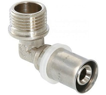 Уголок с внешней резьбой, 3/4" на 16мм, MP-У шт