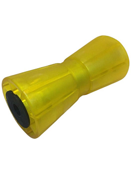 Ролик килевой L=195 PVC желтый