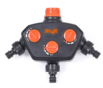 Распределитель для шлангов Жук 3х-канальный