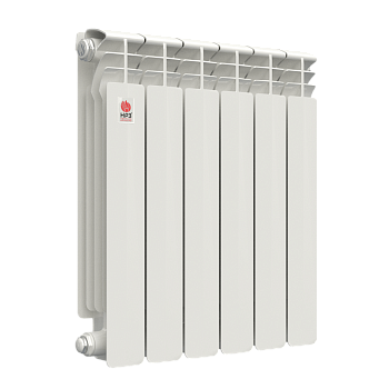 Радиатор биметаллический "НРЗ" 2022 500/100(20) 4 секции ПРОФИ БП