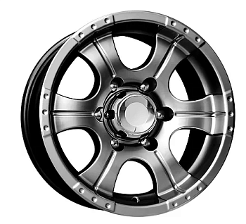 Диск литой Байконур (КС473-01) 7,0x15 ET -5 5x139,7 108,5 дарк платинум
