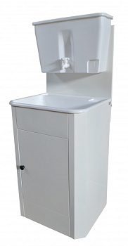 Дачный умывальник "Мойдодыр" (тумба разборная, бак 20л, 17л, пластмассовая мойка) 