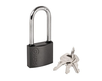 Замок навесной PK-0150 L 3 key англ.ключ.  (59155) (PUNTO)