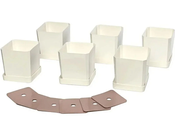 Горшок для рассады 0,5л Белый