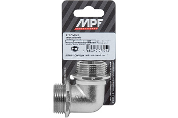 Угольник 1" н/н с ограничителем MPF, MP-У