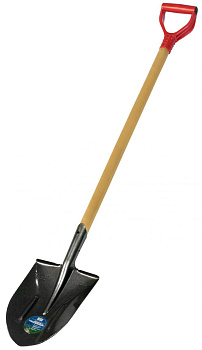 Лопата штыковая "Землеройка" рельсовая сталь с черенком и ручкой, 1200 мм (0842)