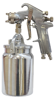 Краскораспылитель BASIC S1000/1.8 HP (160л/мин, 3,5бар, ниж.бачок 1л, 1,8мм)