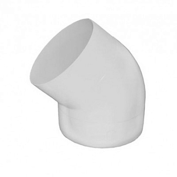 Колено круглое пластик 45°, D100