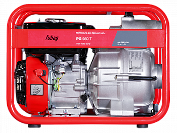 Мотопомпа бензиновая Fubag для сильнозагрязненной воды PG950Т (1300л/мин 26м)