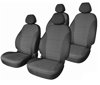 Чехлы на сиденья Toyota Noah (R80), 2014-2017, 6 мест, капитанские кресла, жаккард