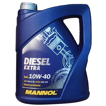 Масло моторное MANNOL DIESEL EXTRA 10w40 СG-4 (CF-4) SJ п/с 5л.