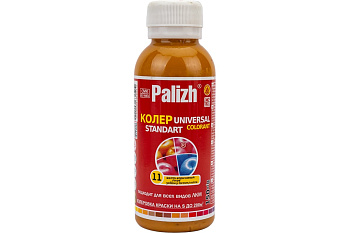 Паста колер.универс. STANDART "Palizh" (120 г), желт-корич. для ФАСАДНЫХ и ИНТЕРЬЕРНЫХ работ №1